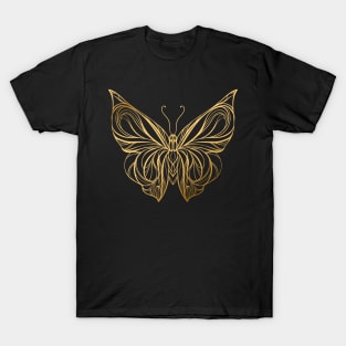 Gold Butterfly T-Shirt